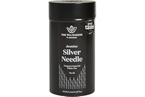 The Tea Makers of London Imperial Jasmine Silver Needle Loose Leaf White Tea 50g Caddy