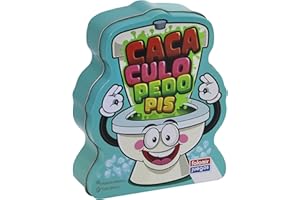 FALOMIR Caca Culo Pedo PIS – Juego de Cartas Divertido y Rápido para Familias y Amigos | Risas, Velocidad y Caos | De 2 a 5 Jugadores | De 8 Años en adelante