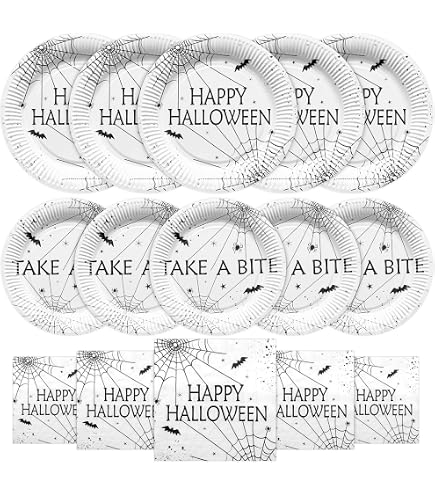30 Stück Halloween-Pappteller Mit Kürbis-Motiv – 23x23 Cm, Festes Papier Für Party & Desserts