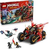LEGO NINJAGO Ninja Savaş Aracı 71844-8 Yaş ve &Uuml;zeri &Ccedil;ocuklar i&ccedil;in 2 Ninja Motosikleti, 1 Jet ve 6 Minifig&uuml;r İ&ccedil;eren 3&rsquo;&uuml; 1 Arad