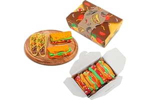 AGRIMONY Calcetines Hombre Divertidos - Personalizados Originales Dibujos Estampados Graciosos Frikis Colores Arte Comida - Regalos Originales Navidad Cumpleanos para Adolescentes