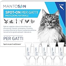 Pipette Protettive Per Gatti Con Olio Di Neem - Pet's Amore - 5 Pipette Per 10 Settimane - Foto 3
