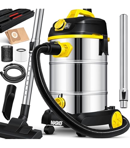 6 Stück 25L Staubsaugerbeutel Für Einhell Nass-Trockensauger - Kompatibel Mit 15L, 20L & 25L Modellen