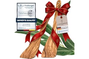 ‎GOLDENBERG GOLDENBERG® Spar Set - Premium Pfannenwender - Made in Europe - feinstes Olivenholz aus Italien - robust, langlebig & antibakteriell - Holzschaber - Pfannenwender Holz