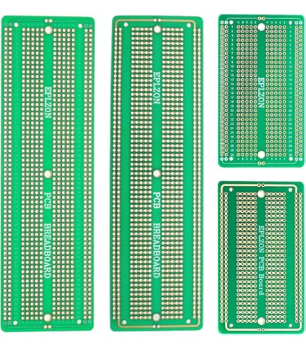 2x Lochraster Platine 8x11cm - FR4 Fiberglass Für Elektronik Projekte