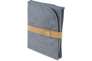 Walking Mum Cambiador de Bebé Baby Nature Ocean, Diseño Portátil y Plegable, Fácil de Guardar en el Bolso Maternal, Color Azul Marino, Medidas 33 x 66 x 1 cm