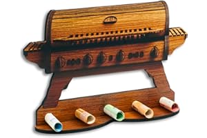 ‎DRO DESIGN DRO Design Geldgeschenke, Geschenkverpackung Holz-Optik Gasgrill Motiv – Bargeldgeschenk, Geldpräsent, Kreatives Geldgeschenk, Geburtstag, Hochzeit, Weihnachten