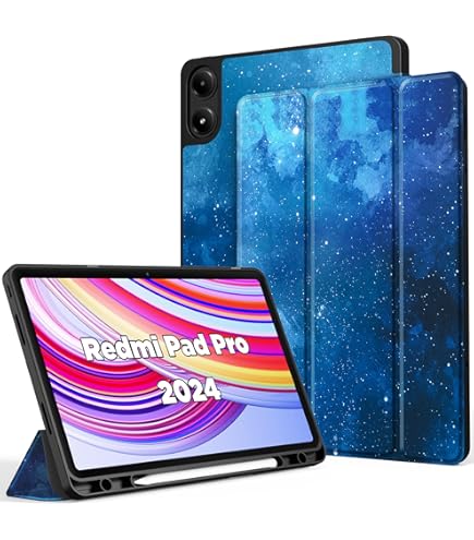 Custodia Xiaomi Redmi Pad Pro 12.1' - Cover Portafoglio Con Pellicola Vetro Temperato - Foto 5