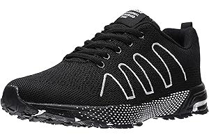 ASHION Turnschuhe Herren Sneaker Laufschuhe Sportschuhe Atmungsaktiv Sneaker Leichte Straßenlaufschuhe