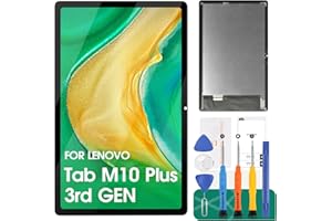SRJTEK For Lenovo Tab M10 Plus 3rd GEN TB125FU TB128FU Screen Replacement for Lenovo Tab M10 Plus 3rd GEN LCD Display Digitizer Touch Screen Assembly Repair Kits 10.61"(Black?