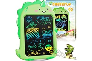 CHEERFUN Dinosaure Jouet Enfant Garçon Fille - Tablette Dessin Enfant LCD Ardoise Magique 8,5 Pouces, Jouet Enfant 2 3 4 5 Ans Garçon Fille, Jeux Educatif Idee Cadeau Anniversaire Noel Calendrier de l'Avent