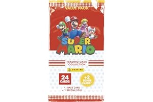 Panini Super Mario Trading Cards - Fat Pack de 24 cartes + 2 cartes bonus