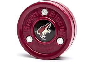 Green Biscuit NHL Teams Original Passing/Handling Training Puck - Off-Ice/Street Hockey Puck