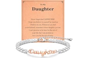 EPVID Gifts for Daughter Sister Granddaughter Nana Grandma, Cubic Zirconia Tennis Bracelet for Women, Christmas Birthday Mothers Day Gifts, Stocking Fillers for for Women Girls