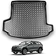 Nomad Boot Liner Compatible with Skoda Kodiaq 2017-2023 Recyclable Plastic (PE) Tailored Fit Car Floor Mat Fits 7 Seater Protector Guard Tray Black Custom Fitted Accessory Dog Friendly Waterproof
