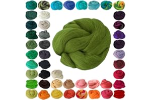 MADDMA 25g Filzwolle Märchenwolle Nassfilzen Trockenfilzen, unterschiedliche Farben