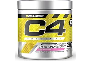 CELLUCOR C4 Original - Pre-Workout-Booster - Getränkepulver für Energy Drink | 150 mg Koffein + Beta-Alanin + Kreatin-Monohydrat (Pinke Limonade, 30 Portionen)