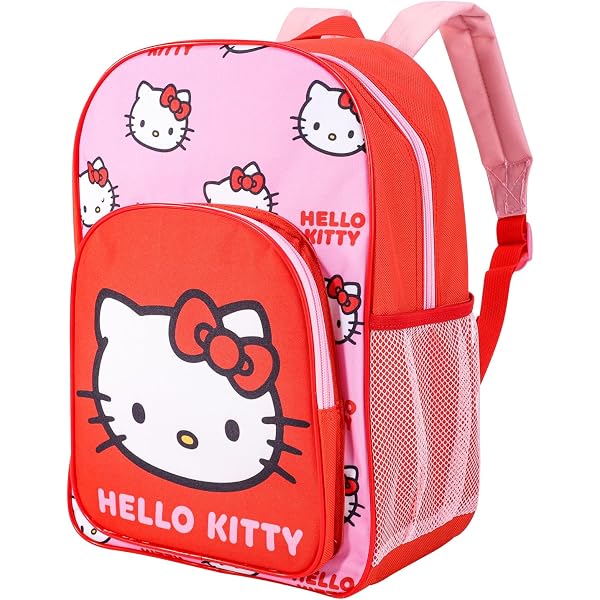 hello kitty backpack amazon uk School Bags for Girls – Kids with Pom Pom Keyring – Official Sanrio Rucksack for Travel & Everyday Use Fashion These baits are pike fishing tackle carrier Color:Pink Tiger Stripe & Mylar Wing PKTS-MY
