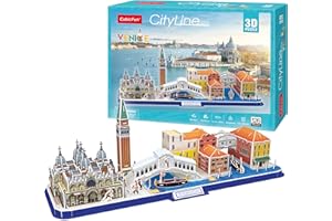 PARTY TOWN Puzzle 3D - Puzzle 3D z Wenecji, Puzzle dla Dorosłych I Dzieci, Puzzle 3D Dorosłych, Makiety Jazdy Dla Dorosłych, Jazda Gry, Puzzle Dla Dorosłych