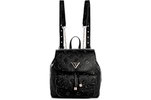 GUESS Sac à dos monogramme cuir PU Zaino jeans