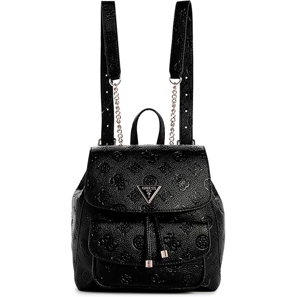 GUESS Sac à dos pour ordinateur portable Arezzo Backpack Black Noir