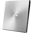 ASUS SDRW-08U9M-U external ultraslim 8X DVD writer, USB Type C + Type A cable, Mac Compatible, 13.9mm Ultraslim, M-DISC support, Disc Encryption, NERO Backitup, E-Green, E-Media