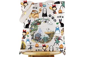 KEYCHIN No Face & Chihiro - Bolsa de mano japonesa para amantes del anime, regalo con temática de película animada, bolsa de hombro