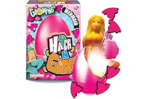 Hatch n Grow Mini – jajko syrenki od Deluxebase, 6,5 cm aktywowane wodą jajko wylęgowe i niespodzianka rosnąca zabawka syrenka, zabawne zabawki edukacyjne i prezenty dla dzieci.