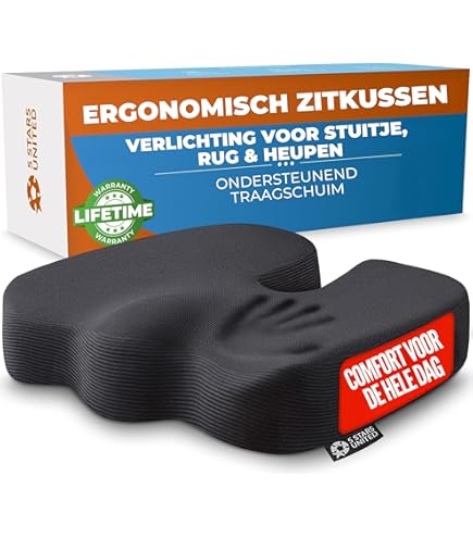 OrthoSeat | Zitkussen van traagschuim voor verlichting van stuit OrthoSeat | Zitkussen van traagschuim voor verlichting van stuit