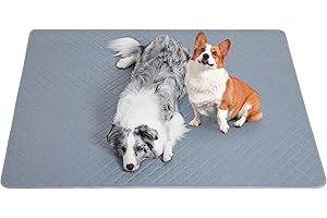 Love's cabin Wiederverwendbare Welpen Unterlagen 2 Stück 91x104 cm, Hunde Inkontinenzunterlage waschbar, rutschfest Hundetoilette PIPI Matten für Hunde, Katzen, Meerschweinchen, Kaninchen wasserdicht