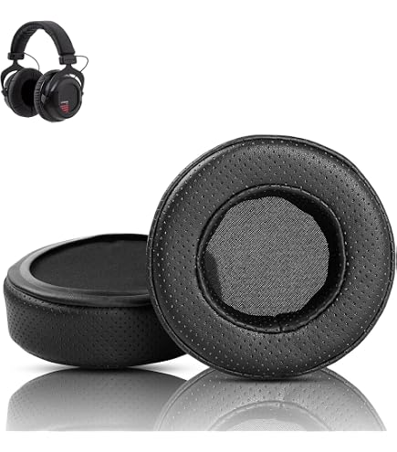 Coussinets De Rechange Bandeau Beyerdynamic DT-Series - Similicuir, 20,7x9,5cm, Compatible DT770/DT990/etc. - 9