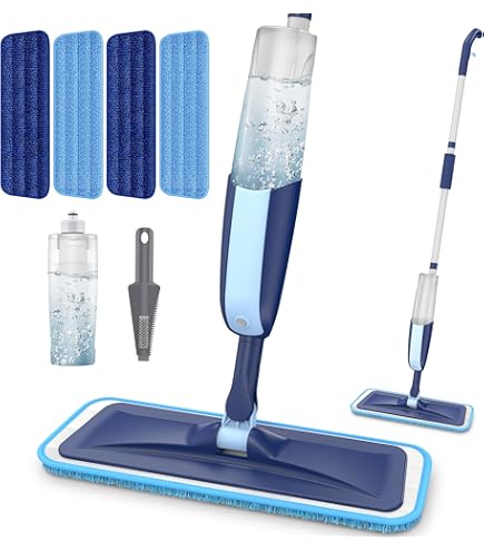 Balai Plat En Microfibre Pour Nettoyage Rapide - Balai à Poussière Sec Et Humide - Pour Carrelage En Bois Dur, Stratifié Et Céramique