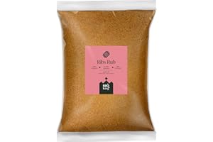 BBQ KING SPICES ARE ALWAYS THE SECRET BBQ KING - Ribs Rub Confezione da 1Kg Dry Rub Bbq per Costine di Maiale Ideale per Barbecue e Grill, Set Spezie Cucina 100% Made in Italy, Miscela di Spezie per Costine (Saint Louis o Baby Back)