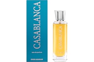 Swiss Arabian Casablanca Eau De Parfum Unisex 100ML – Un mélange luxueux de fruits juteux, de patchouli et d'ambre doré – Un parfum Intemporel et Enchanteur