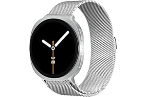 Milanaise Magnetisch Armbands für Samsung Galaxy Watch 8 Armband 40mm 44mm/8 Classic 46 mm Damen/Herren,Edelstahl Metall Loop Armbänder für Samsung Galaxy Watch 8 Classic Armband 46mm/8 44 mm 40 mm