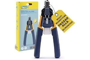 Rapid RP100 Kraftig Popnitpistol med Multispets & Kraftreducerande Teknik | Ergonomisk Handnitare för 3,2-4,8 mm Aluminium-, Rostfria Stål- & Kopparnitar (5001721)
