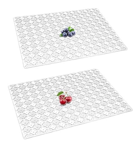 Rubberen Spoelbakmat - Vierkant - 31x26 cm - Beschermt Je Gootsteen - Afdruipmat