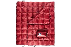 Horizon Hound GR-20 Down Camping Blanket - Outdoor Travel Quilt, Black | Insulated, Lightweight & Warm Gear for Sleep, Camping, Stadium, Hiking & Festivals | Water Resistant, Packable & Compact