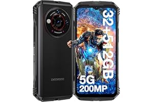 DOOGEE V30 Pro 5G Niezniszczalny telefon komórkowy [2024], 32GB+512GB, 6.58'' FHD+120Hz, Android 13 Nietłukący się telefon, 10800mAh 33W, 200MP+24MP Smartphone Niełamliwy, IP69K/IP68/Dual