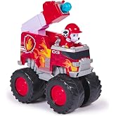 PAW PATROL Rescue Wheels - Marshall&rsquo;ın İtfaiye Canavar Kamyonu, mermi atışı ve Marshall k&ouml;pek fig&uuml;r&uuml;, 3 yaşından b&uuml;y&uuml;k &ccedil;ocukl