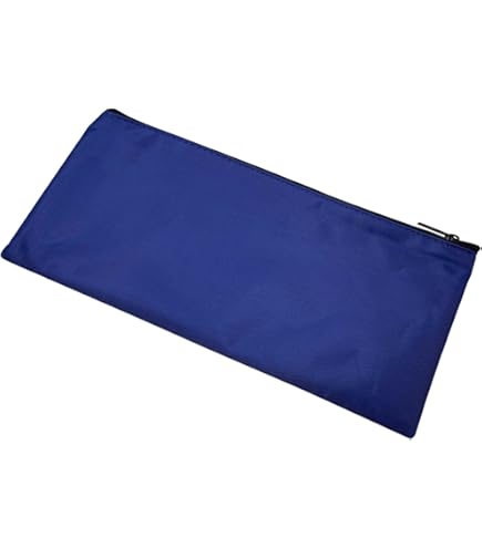 Alassio Sac Banquier Cuir Synthétique Noir 23x16 Cm – Porte-Monnaie Fermeture Éclair Sécurisée Pour Billets, Pièces & Objets De Valeur