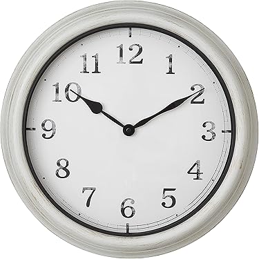 Cloudnola, Buitenklok, Waterdicht, Thermometer En Hygrometer, Stille Niet-tikkende Klok, Klok