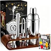 izdeel 10 Piece Stainless Steel Cocktail Shaker Set