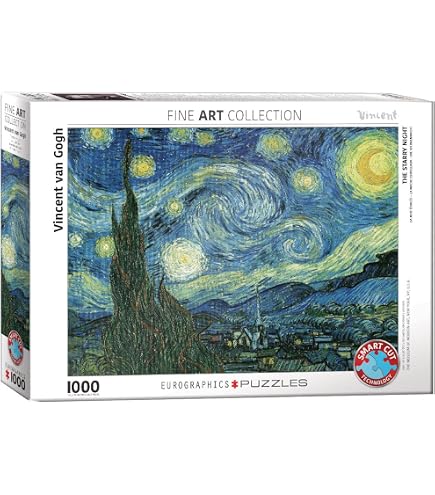 Puzzle 1000 Pièces - Fleur D'amandier De Vincent Van Gogh - Marque Puzzle Shop, Fabrication Corée