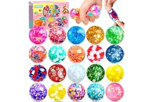 RDDAIPE 20 Pezzi Palline Antistress, Pallina Antistress, Palline Antistress Bambini Adulti, Palla Antistress,Palline Sensoriali,Antistress Squishy, Giocattoli Antistress,Regalo di Compleanno Bambini