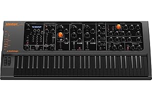 Studiologic - SLEDGE BLACK EDITION - Synthétiseur à modélisation wavetable - lecteur d'échantillons - 61 notes - noir