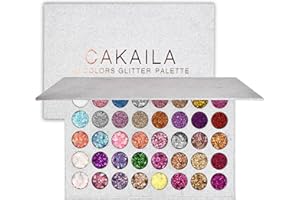 Jinlaili 40 Couleurs Palette de Fards à Paupières pour Femmes, Maquillage de Palette de Fard à Paupières Imperméable Longue Durée, Palette d'ombres à paupières, Palette Fard À Paupière Maquillage Yeux