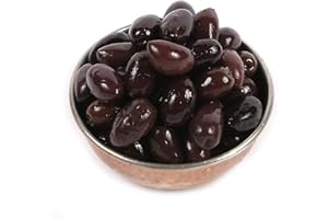 Dorri - Kalamata Olives Unpitted in Extra Virgin Olive Oil 500g | Premium Black Kalamata Olives, Greek Olives, Healthy Party Snack (Available from 250g to 3kg)