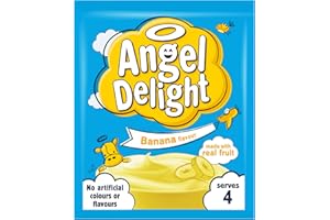 Angel Delight Smooth & Creamy Banana Flavour Instant Dessert Mix, 59 g Sachet (Pack of 1)