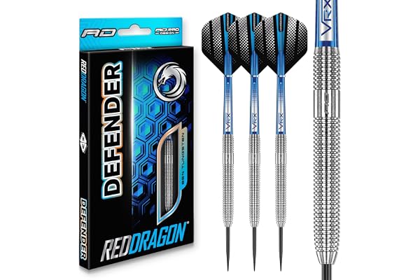 Defenders 22g or 24g Tungsten Darts Set with Flights and Stems